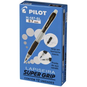 Lapiseira 0.7mm Supergrip H-187 Preta-009068-37024