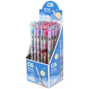 Lapiseira 2.0mm Cis Tik Tak C/borracha Sortida-078922-11223