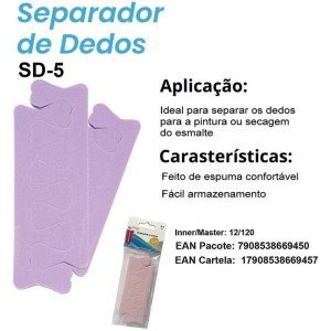 Linha Higiene Pessoal Separador De Dedos Eva (s)-104896-16498