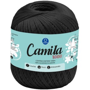 Linha Para Croche Camila 0000n Preto-105434-60409