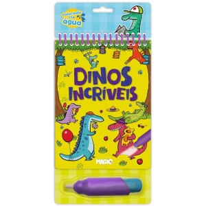 Livro Aquabook Dinos 24x14cm 10pags.-101128-14368