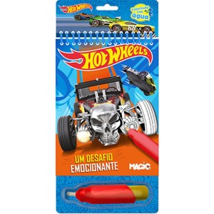 Livro Aquabook Hot Wheels 24x14cm 10pags.-101123-75952