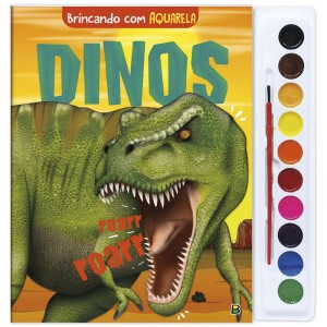 Livro Aquarela Dinos 27x28cm 16pag-107752-20963