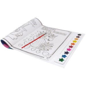 Livro Aquarela Unicornios  27x28cm 16pag.-107753-23413