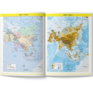 Livro Atlas Geografico Escolar 32p 27x20cm-081989-36927