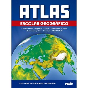 Livro Atlas Geografico Escolar 32p 27x20cm-081989-87350