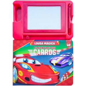 Livro Brinquedo Ilustrado Aventura Carros C/lousa Magica-104960-33146