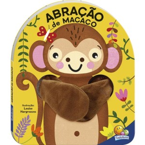 Livro Brinquedo Ilustrado Dedoche Abracao De Macaco 8pag-107739-53921