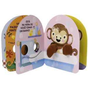 Livro Brinquedo Ilustrado Dedoche Abracao De Macaco 8pag-107739-92969