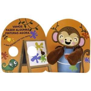 Livro Brinquedo Ilustrado Dedoche Abracao De Macaco 8pag-107739-92997