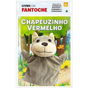 Livro Brinquedo Ilustrado Fantoche Chapeuzinho Vm Lobo-107741-55673