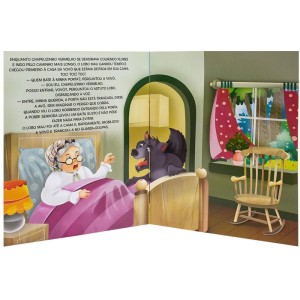 Livro Brinquedo Ilustrado Fantoche Chapeuzinho Vm Lobo-107741-69444