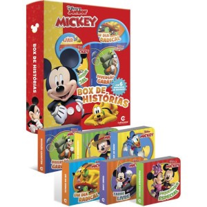 Livro Brinquedo Ilustrado Mickey Box Historias C/6-079608-82895