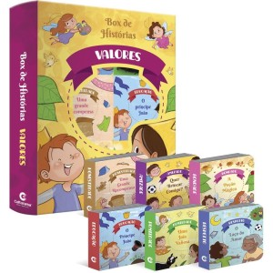 Livro Brinquedo Ilustrado Valores Box Historias C/6-082604-52080