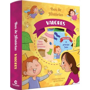 Livro Brinquedo Ilustrado Valores Box Historias C/6-082604-78175