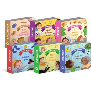 Livro Brinquedo Ilustrado Valores Box Historias C/6-082604-89220