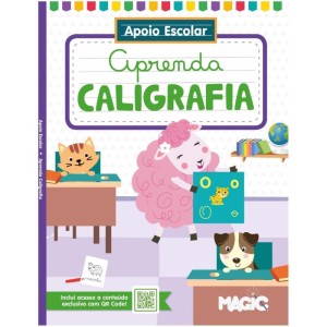 Livro Cartilha Aprenda Caligrafia 96p 27x20cm-092260-88183