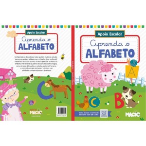 Livro Cartilha Aprenda O Alfabeto 96p 27x20cm-092263-44937