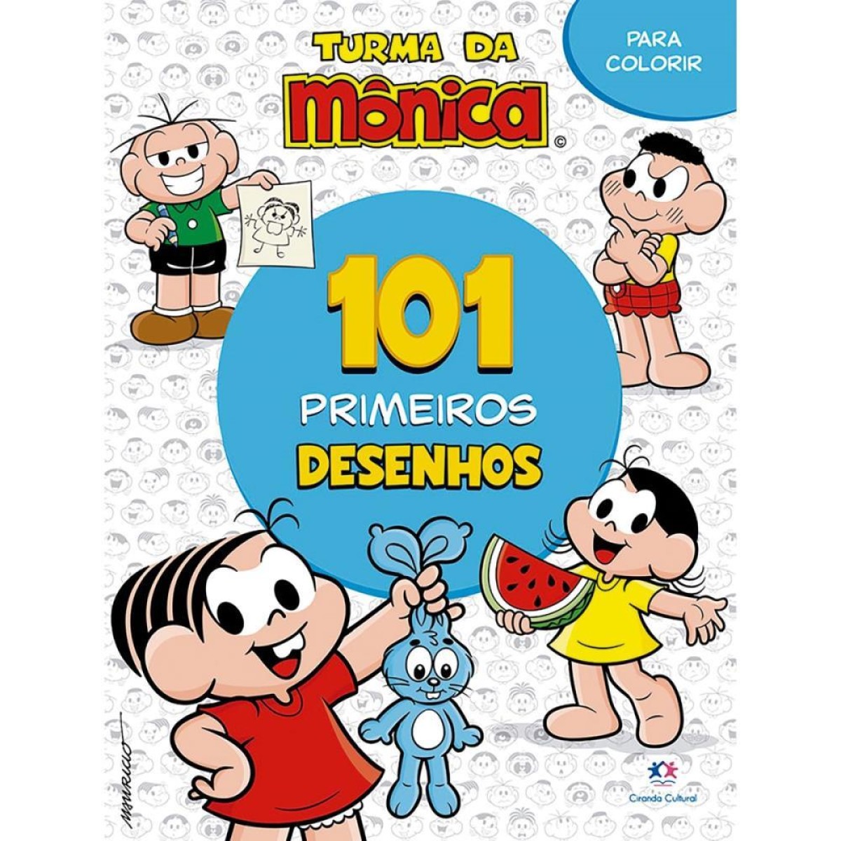 Livro Infantil Colorir 101 Desenhos Turma Da Monica-093198-23101