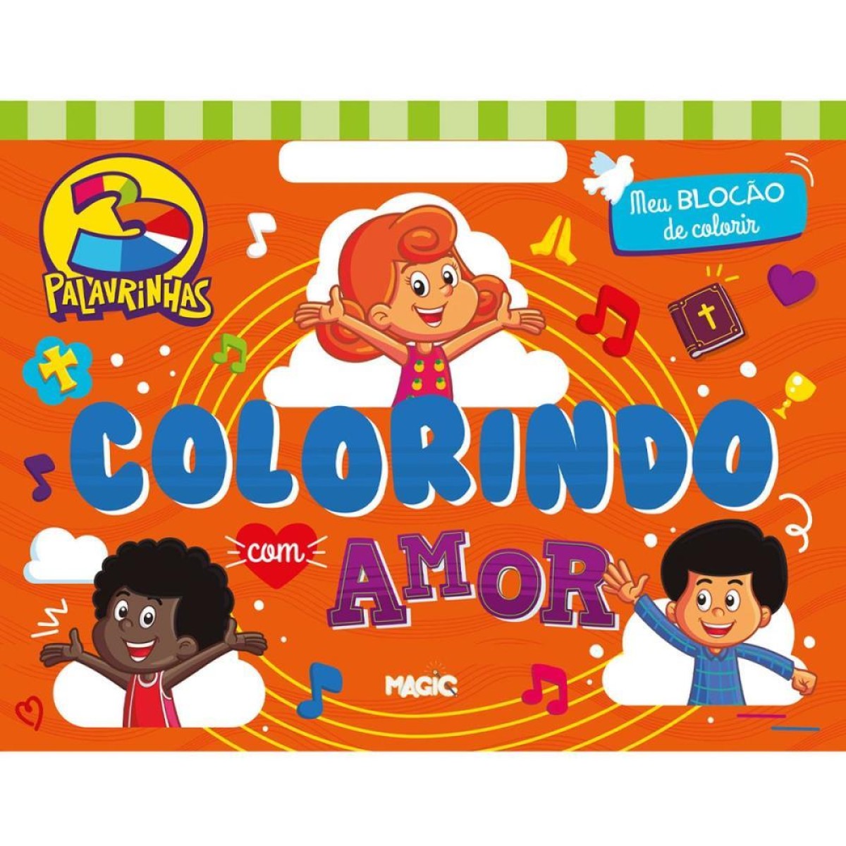 Livro Infantil Colorir 3 Palavrinhas Meu Blocao 48pgs-106297-82535