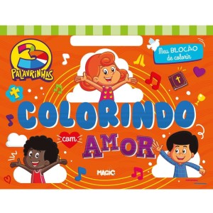 Livro Infantil Colorir 3 Palavrinhas Meu Blocao 48pgs-106297-73605