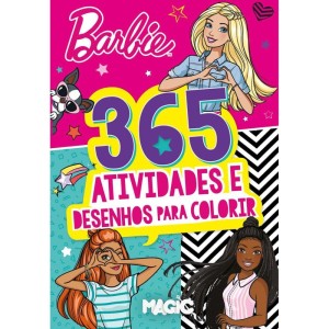 Livro Infantil Colorir 365 Atividades Barbie 288pgs