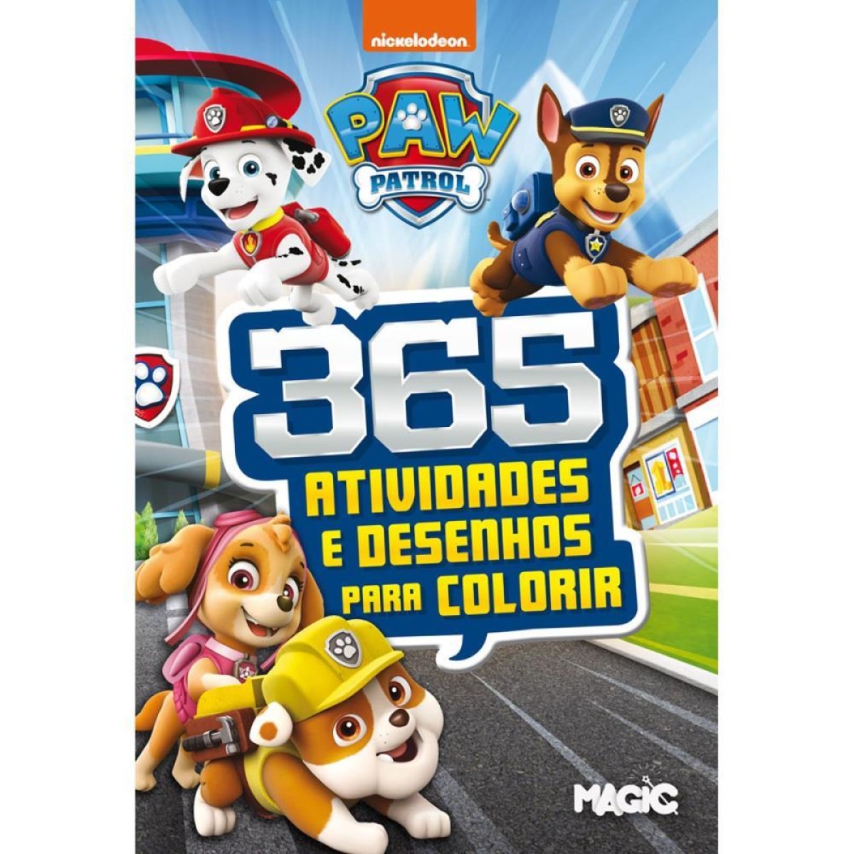 Livro Infantil Colorir 365 Atividades Patrulha Canina-105186-78395