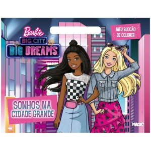 Livro Infantil Colorir Barbie Meu Blocao 48p 27x35cm-092146-98246