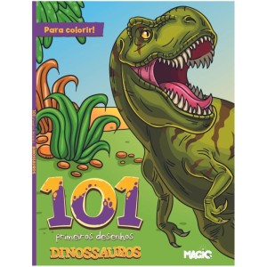Livro Infantil Colorir Dinos 101 Desenhos 104p 20x27c-092276-18823