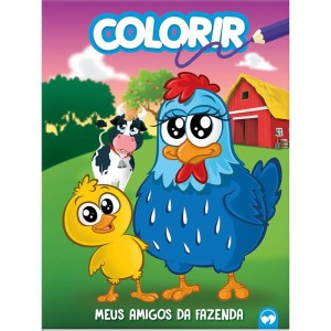 Livro Infantil Colorir Meus Amigos Da Fazenda 16pgs-094800-16209