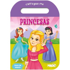 Livro Infantil Colorir Princesa Carregue Me 32pgs-092158-91293