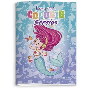 Livro Infantil Colorir Sereias 8pgs.-105015-34794