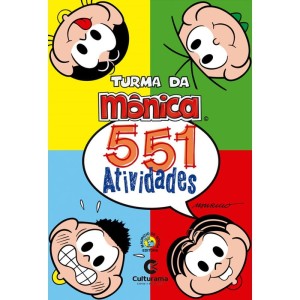 Livro Infantil Colorir Turma Da Monica 551 Atividades-079607-20986