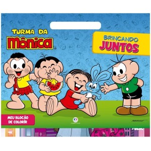 Livro Infantil Colorir Turma Da Monica Meu Blocao 48p-092142-95706