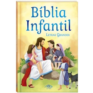 Livro Infantil Ilustrado Biblia Infantil Letras Gr 120p-107757-26283