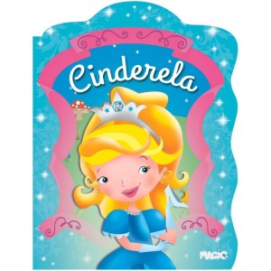 Livro Infantil Ilustrado Cinderela Recortado 16p 28x21c-092269-62293