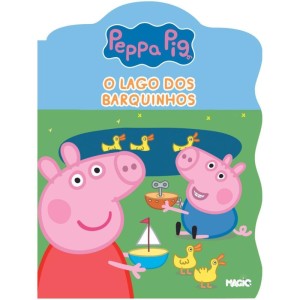 Livro Infantil Ilustrado Peppa Pig Recortado 16p 28x21c-092154-61682