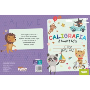 Livro Pedagogico Caligrafia Letra Bastao 16pgs 27x19cm-092256-38873