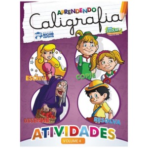 Livro Pedagogico Caligrafia N.4 Atividades 24pag. 20x27cm-030842-85195