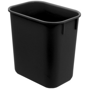 Lixeira Para Escritorio Plastico Tamanho Gr.preto 12l-001939-33514