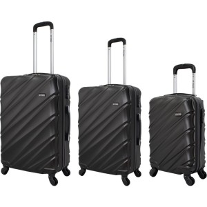 Mala De Viagem Abs 360º C/3 Pecas Cinza-102713-94927