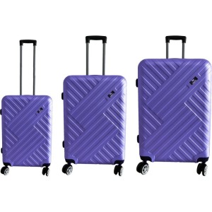 Mala De Viagem Fortaleza Abs 360 C/3pc Roxo-105230-45059