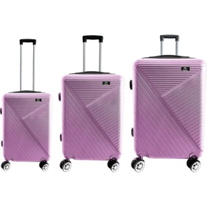 Mala De Viagem Salvador Abs 360 C/03pec Pink-105228-83500