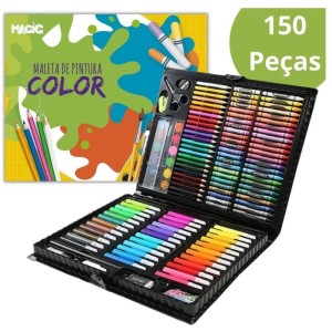 Maleta Para Pintura Color 150 Pecas 34x26,5cm-103221-63568