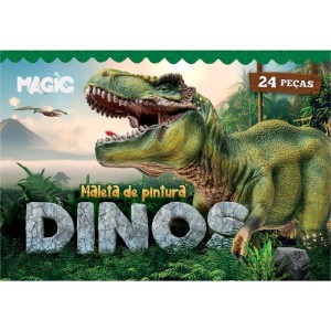 Maleta Para Pintura Dinossauro 24 Pecas-108169-14412