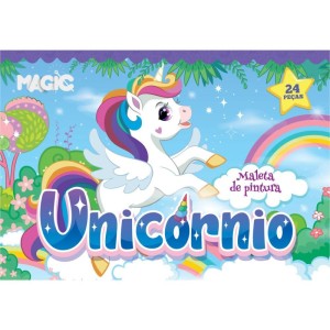 Maleta Para Pintura Unicornio 24 Pecas-108167-50487