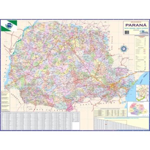 Mapa Periodico Estado Do Parana-014591-59911