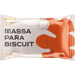 Massa De Porcelana Fria Biscuit 400g Laranja-106320-24627