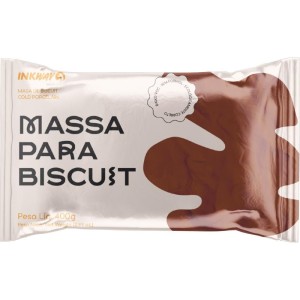 Massa De Porcelana Fria Biscuit 400g Marrom Terra-106323-18170