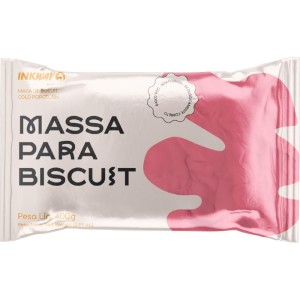 Massa De Porcelana Fria Biscuit 400g Rosa-106329-32531